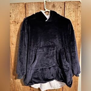 Cozy Navy Blue Kids Pajama Robe